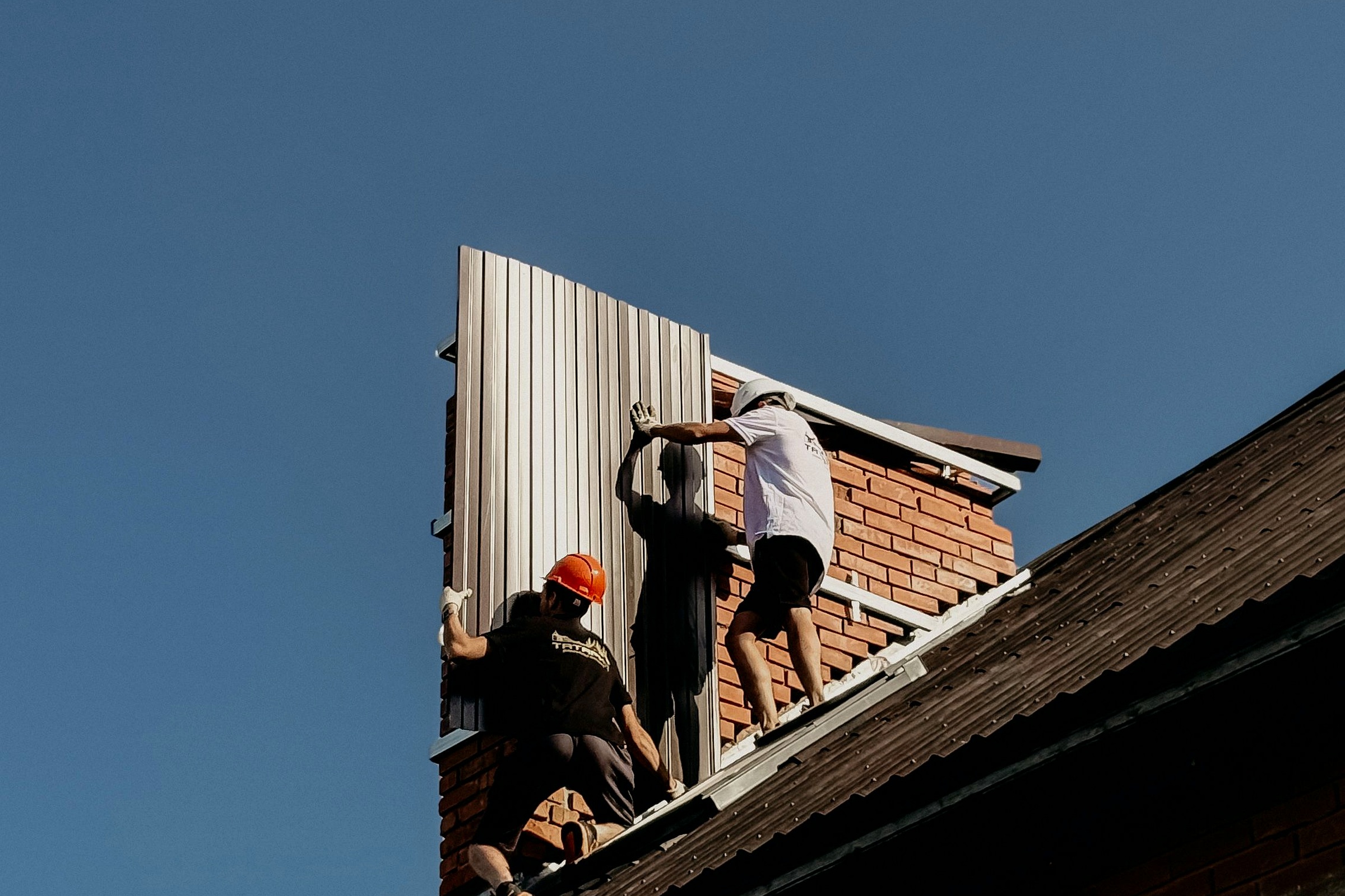 Chantier de couverture à Gassin